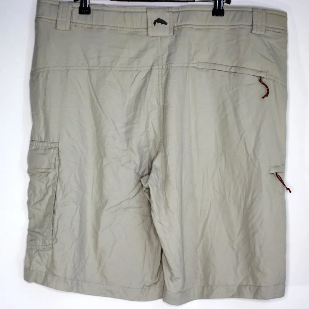 Simms Mens XL 38 x 10 Nylon Fishing Outdoor Cargo Shorts A1696 - Picture 3 of 6